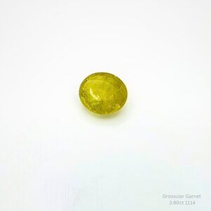 Loose Grossular Garnet 3.90ct Oval Jewelry Making Supply Natural Gemstone